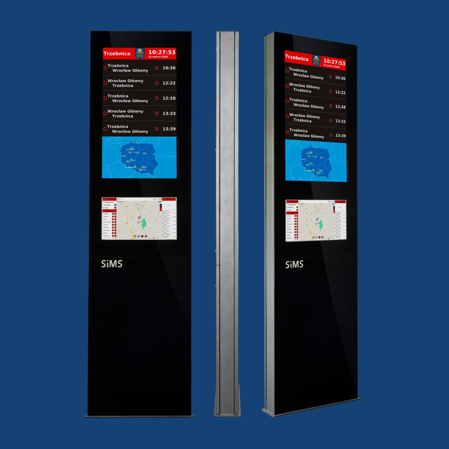 Inteligentny słupek przystankowy