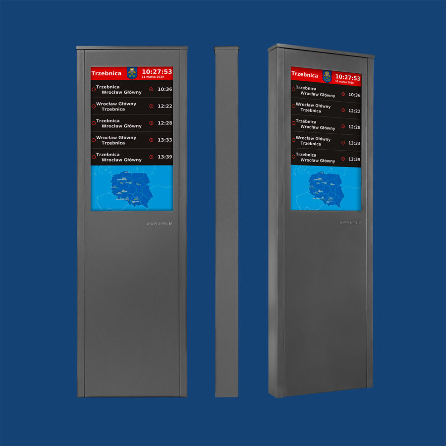 Inteligentny słupek przystankowy