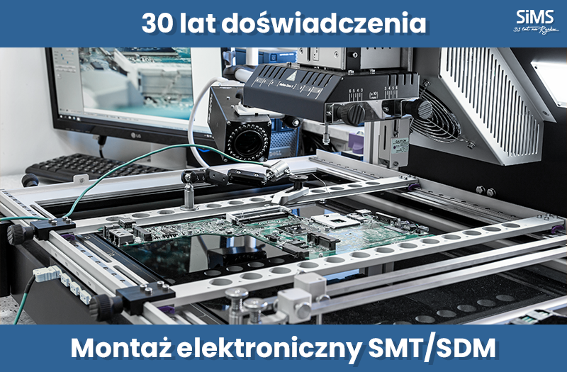 montaż elementów elektronicznych