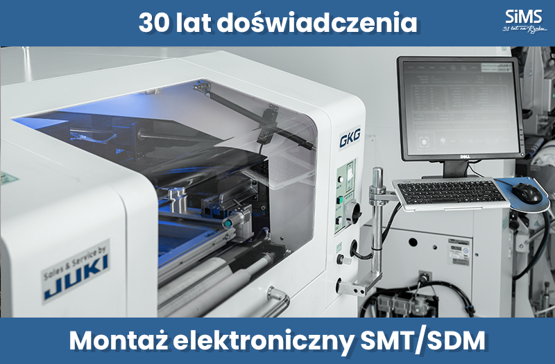 montaż elementów elektronicznych