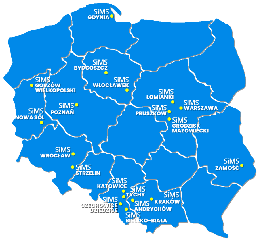 Mapa Projektów SIMS