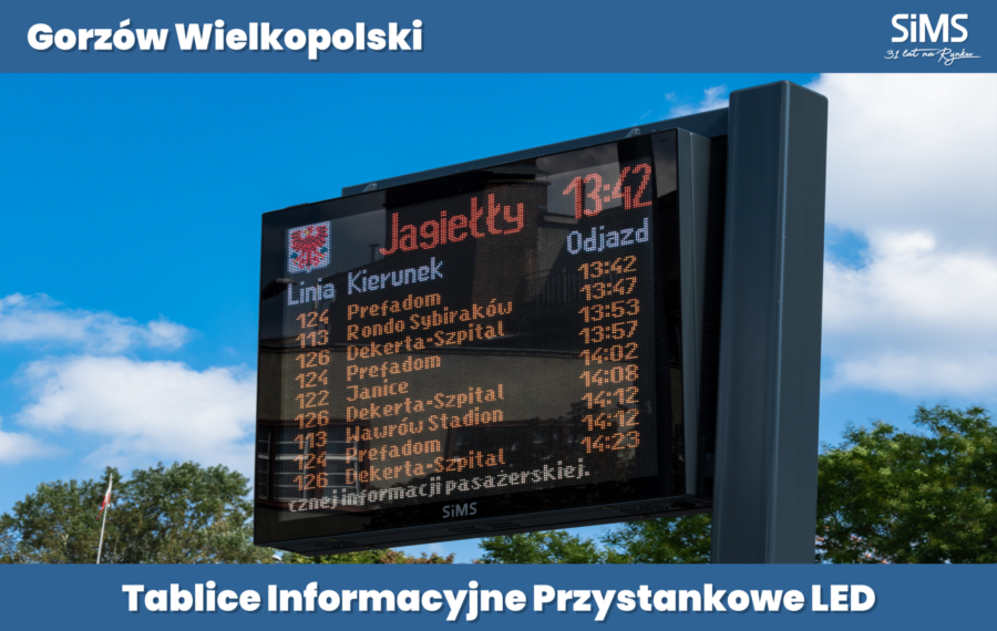 Tablice Informacyjne Przystankowe LED