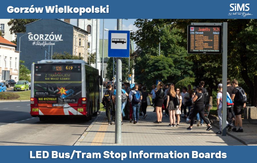 LED Bus/Tram Stop Information Boards