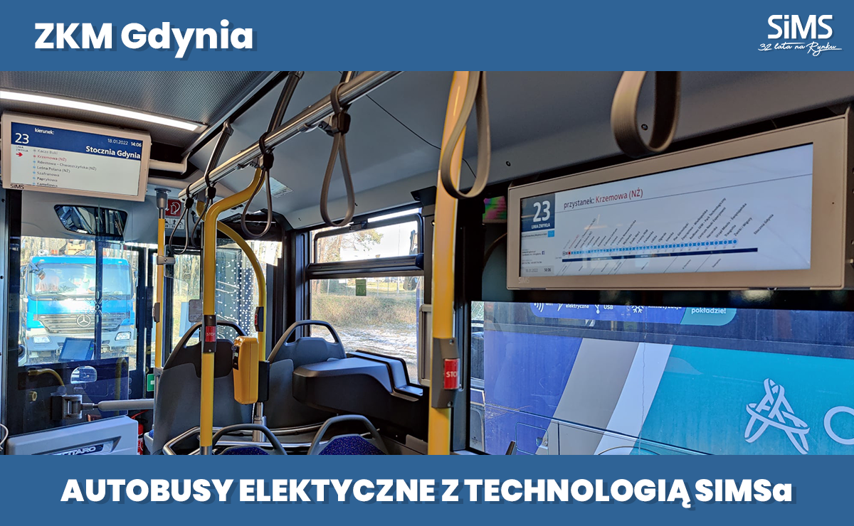 Autobusy elektryczne z technologią SIMS