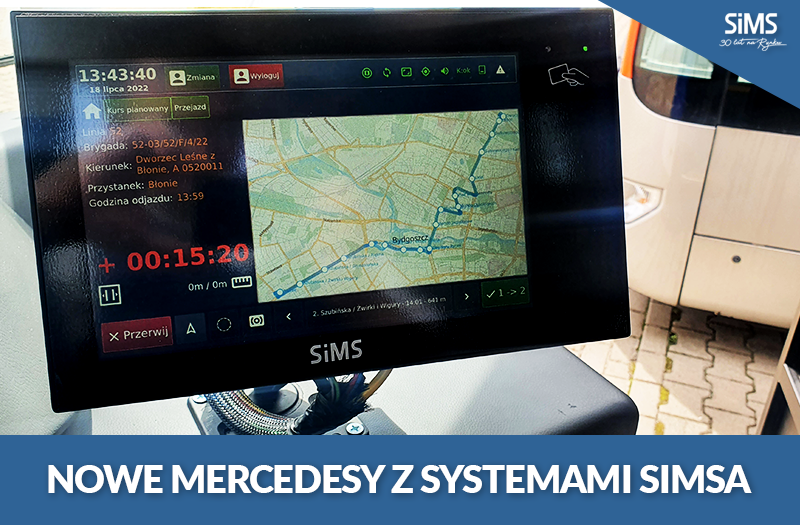 Nowe Mercedesy z systemem SiMS już na drogach!