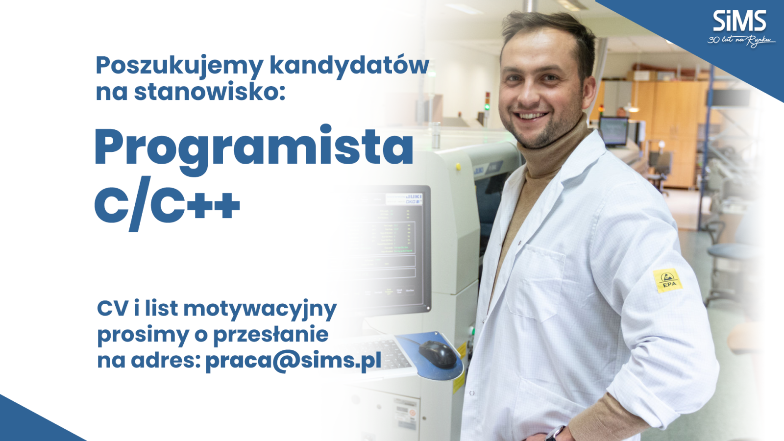 Programista C/C++ Oferta pracy 