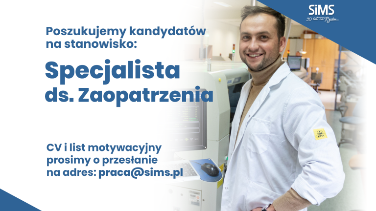 Specjalista ds. Zaopatrzenia oferta pracy