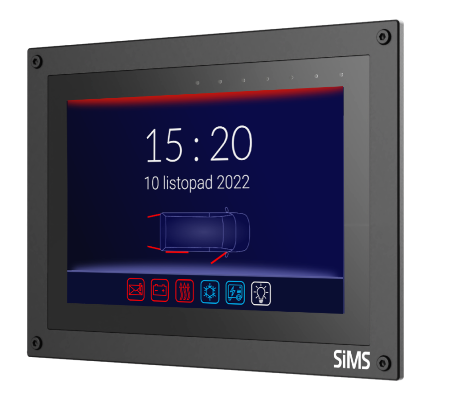 Kontroler Systemów Pokładowych z aplikacją SiMS Smart Assistant 